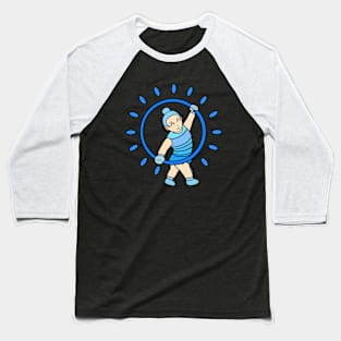 Chibi girl gymnastic hoop Baseball T-Shirt